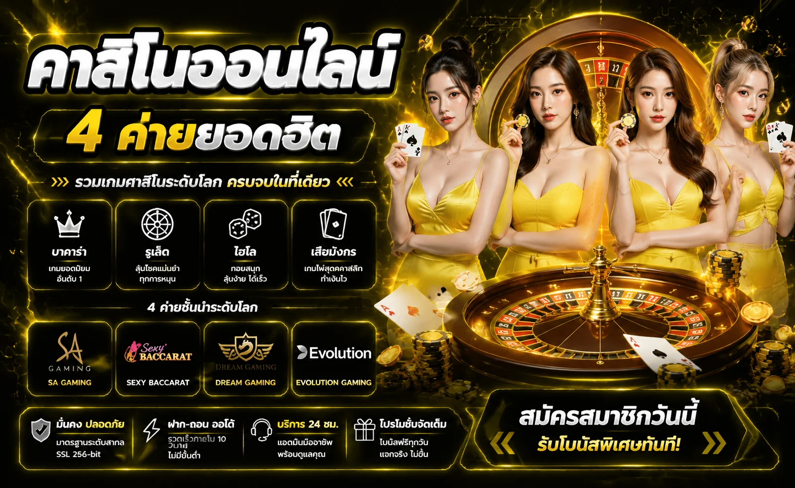 คาสิโนออนไลน์เว็บตรง BIG-WIN888 บาคาร่าสด ดีลเลอร์จริงตลอด 24 ชั่วโมง